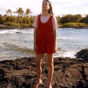 Madewell Fairview Sweater Tank in Rusted Clay